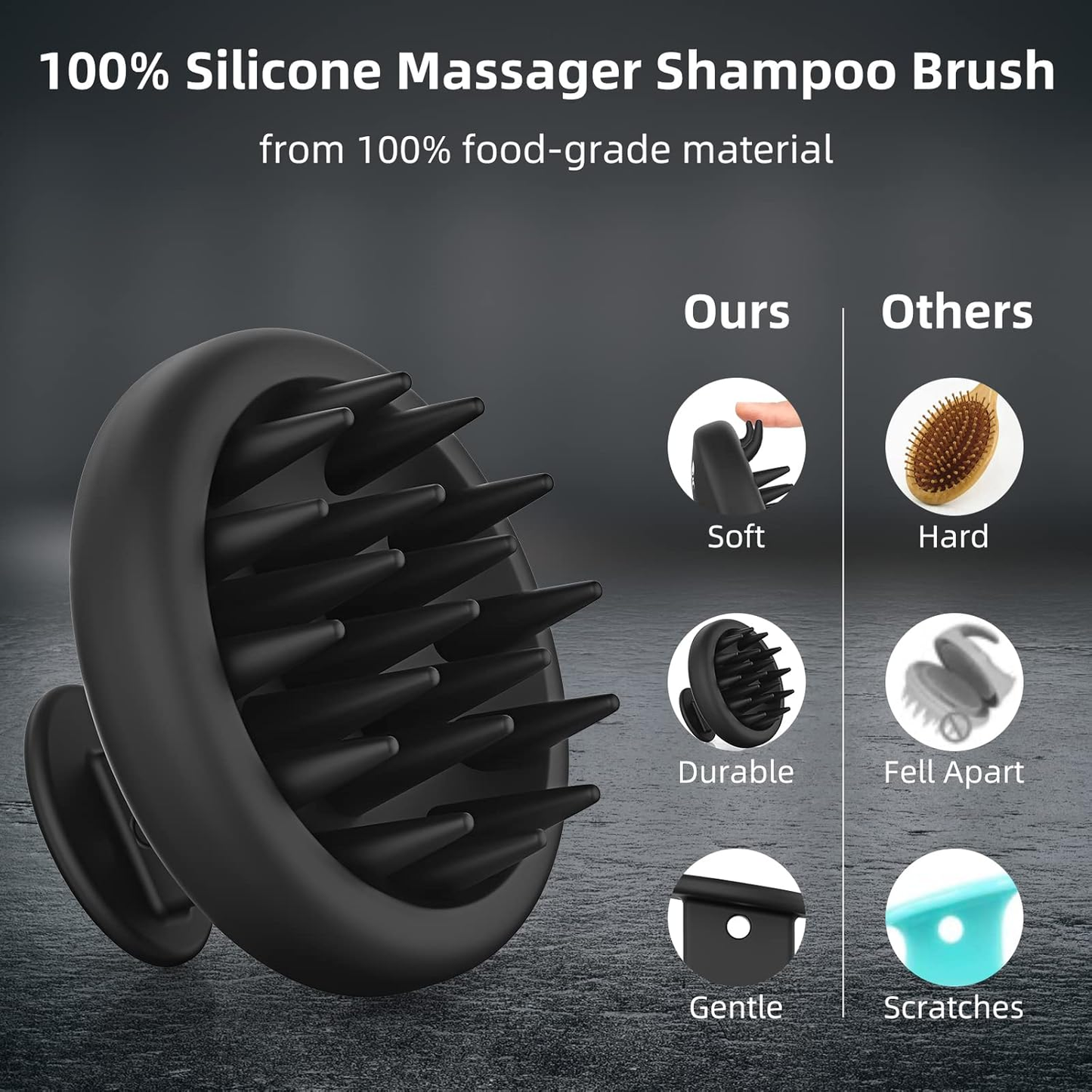Silicone Scalp Massager