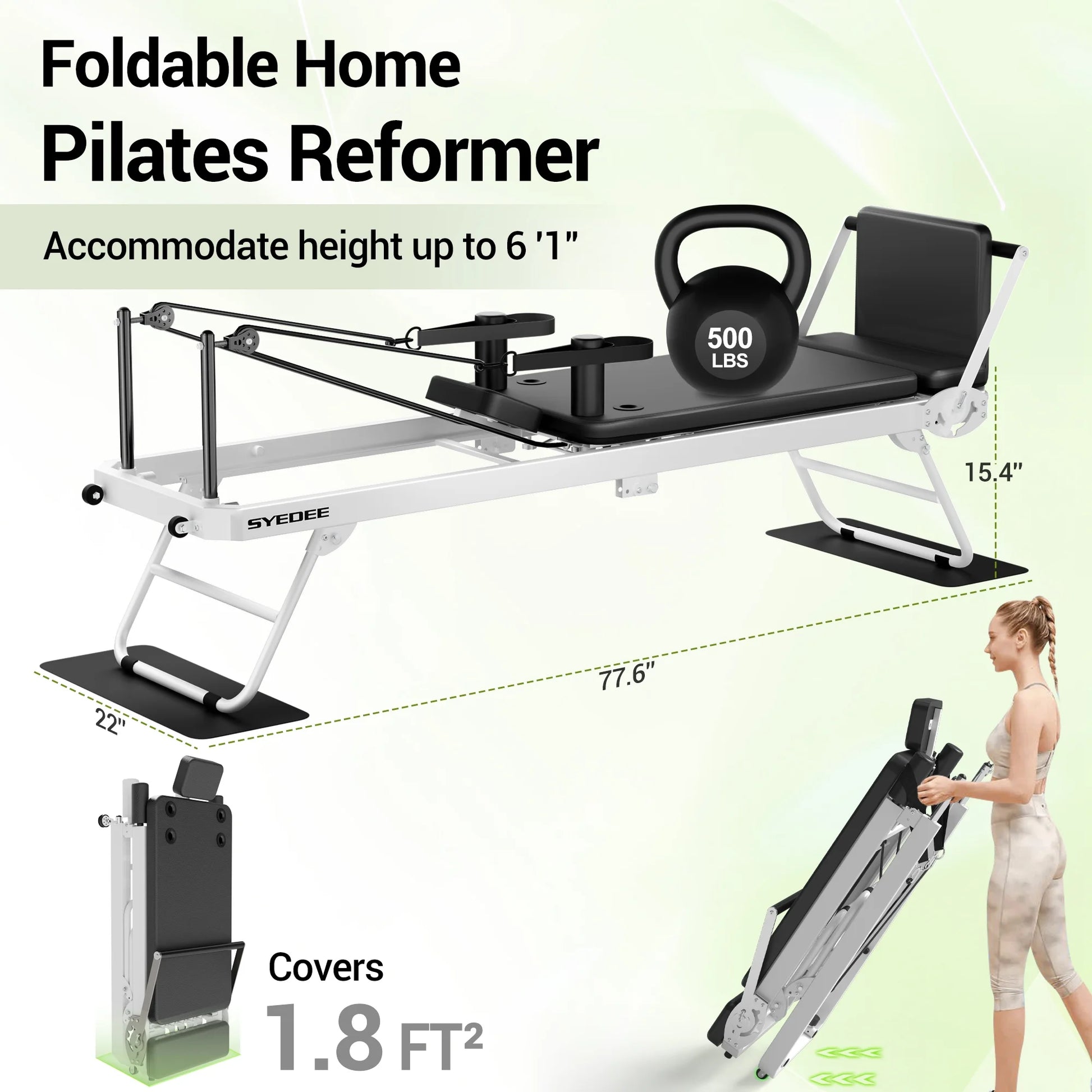 Foldable Pilates Equipment for Home Workouts