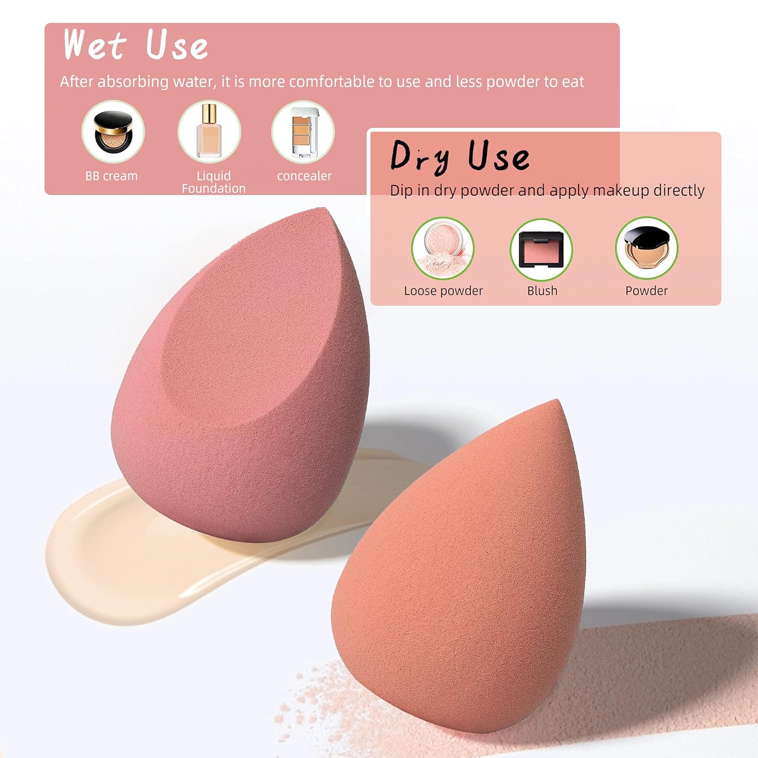  Makeup Sponge Set Blender
