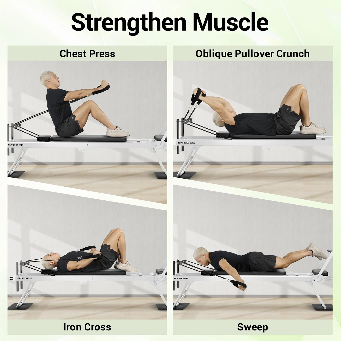 Foldable Pilates Equipment for Home Workouts