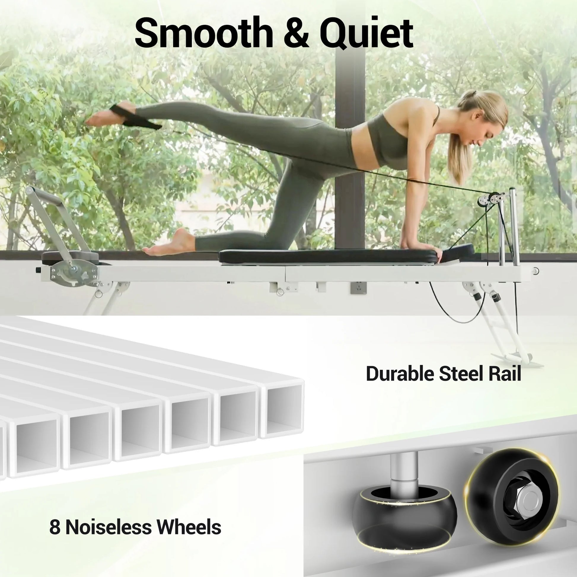 Foldable Pilates Equipment for Home Workouts